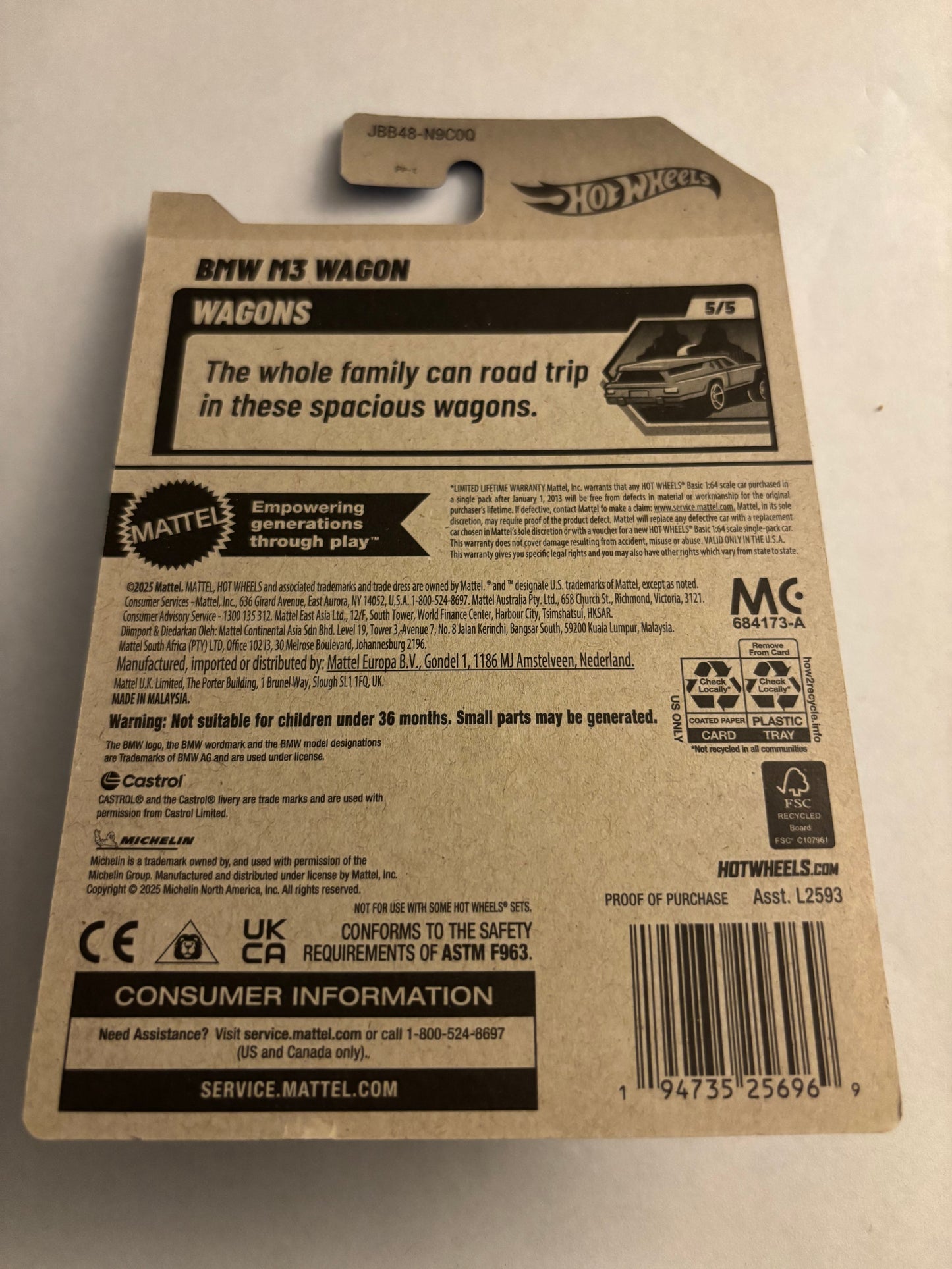 HOTWHEELS BMW M3 WAGON