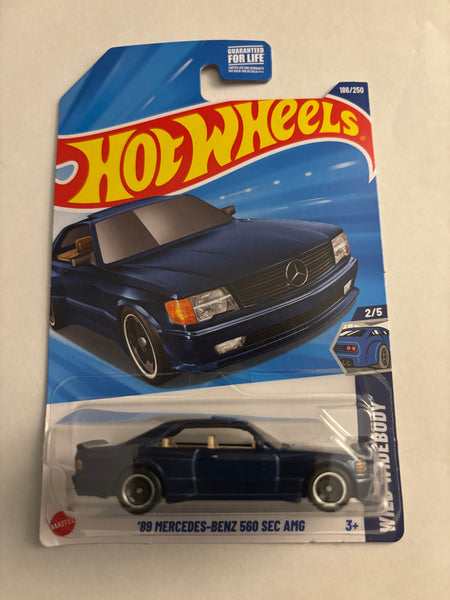 HOTWHEELS ‘89 MERCEDES-BENZ 560 SEC AMG BLUE