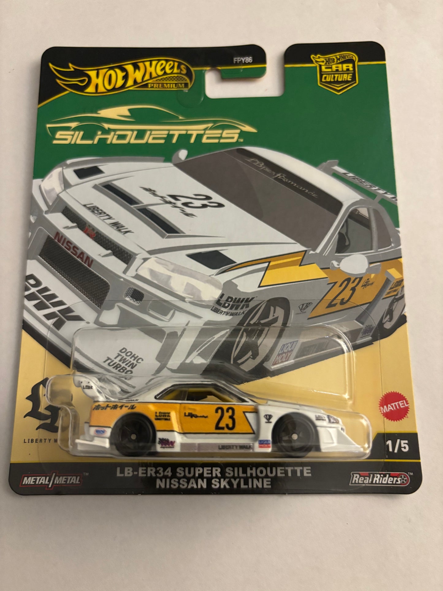 HOTWHEELS LB-ER34 SUPER SILHOUETTE NISSAN SKYLINE