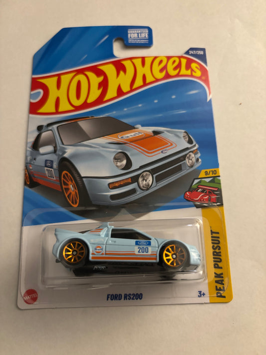 HOTWHEELS FORD RS GULF